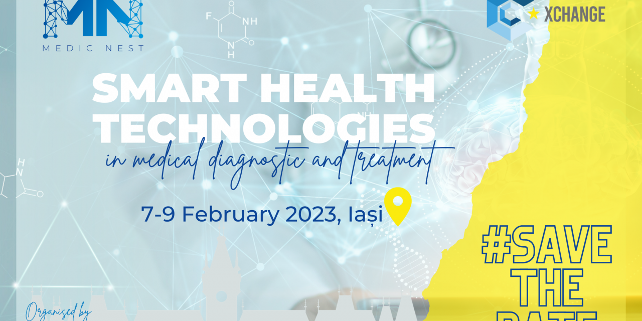 Invitation to SMART HEALTH Technologies in medical diagnostic and treatment FORUM, Iași 🇷🇴 #SaveTheDate 7-9 February 2023; organiser Imago-Mol Cluster