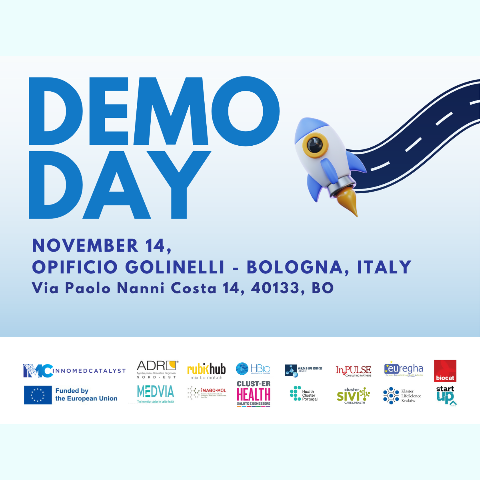 DEMO DAY EVENT - the showcase of the InnoMedCatalyst Accelerator Program
