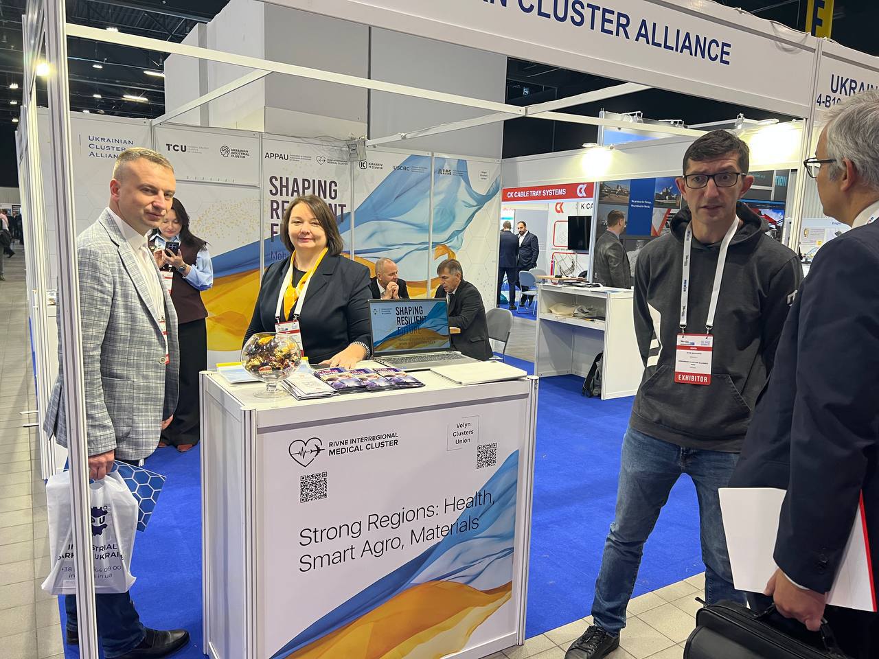 Clusters4Health presented at Rebuild Ukraine 13-14 November 2025 Warsaw, PL