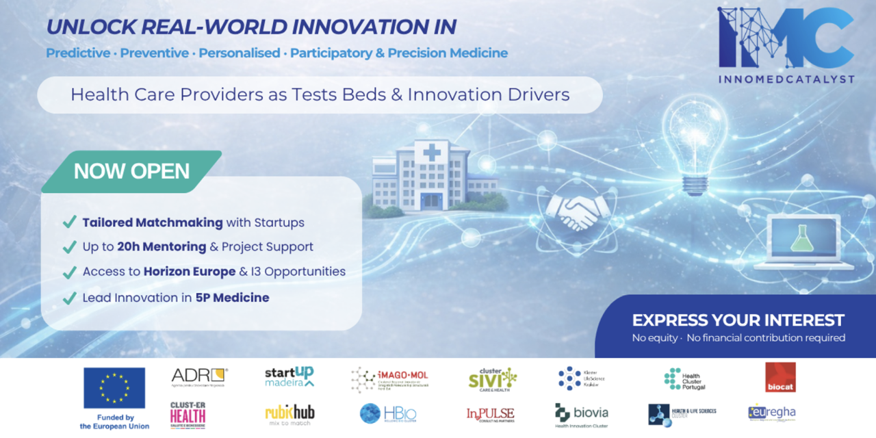InnoMedCatalyst launches a New Open Call: Healthcare Providers in 5P Medicine